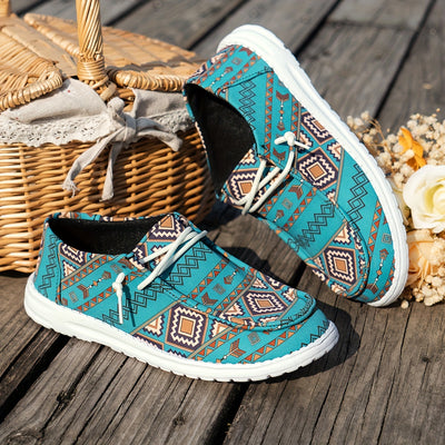 Juliette™ | Mocassins Motifs Graphiques