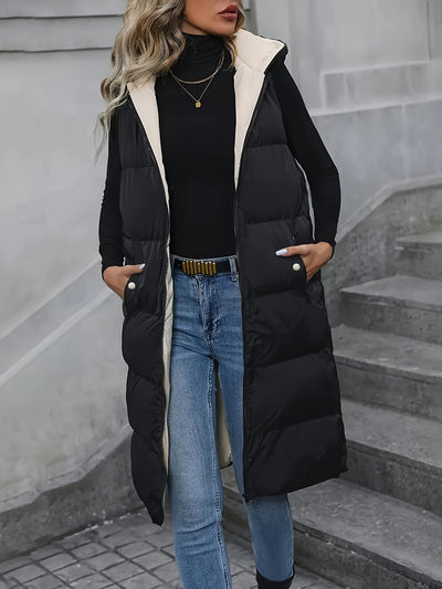 Noëlle™ | Bodywarmer Longue Ligne