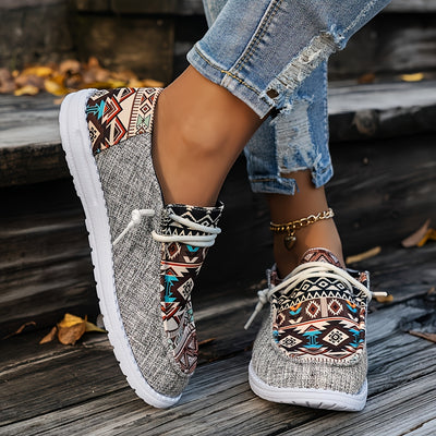 Roxane™ | Mocassins à Motifs Audacieux