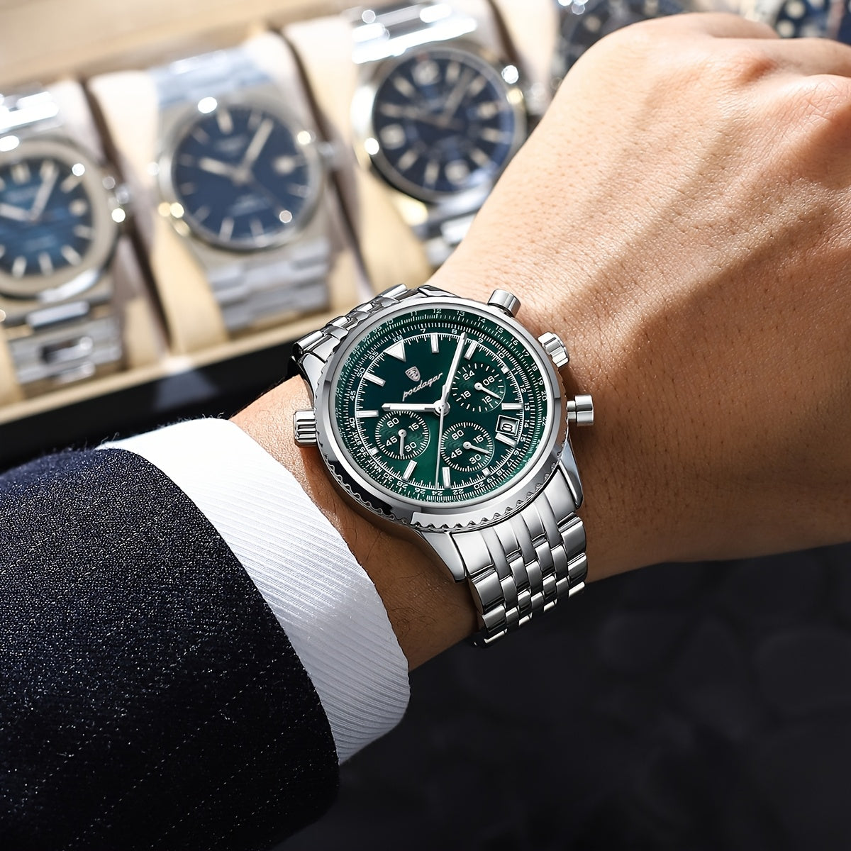 Adrien™ | Montre Chronographe Élégante