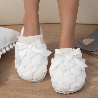 Lilou™ | Chaussons en laine avec nœud