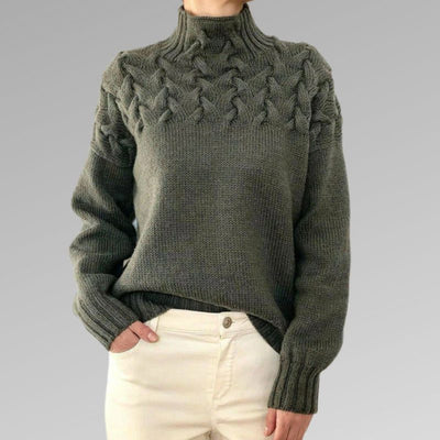 Madeleine™ | Pull Col Ajusté