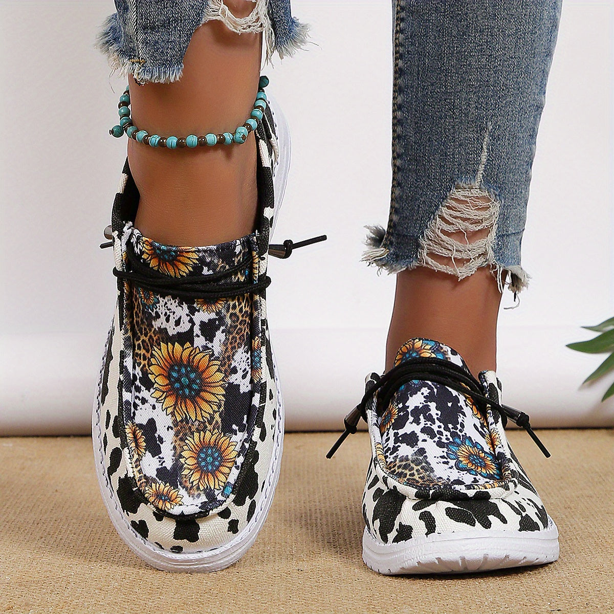 Léa™ | Mocassins Imprimés Tendance