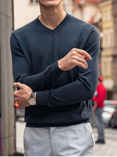 Hugo™ | Pull ajusté à col en V