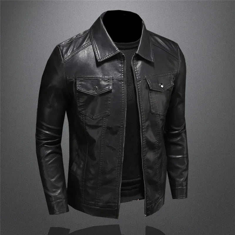Laurence™ | Veste décontractée en cuir