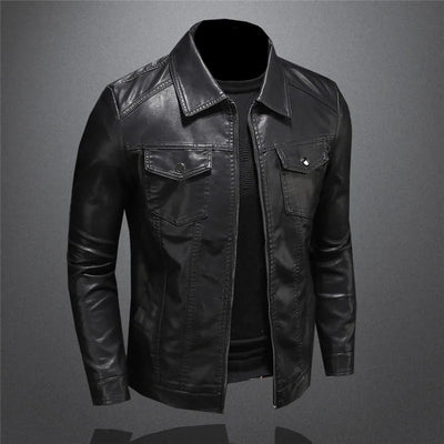 Laurence™ | Veste décontractée en cuir