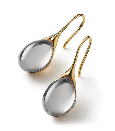 Noor™ | Boucles Cristal Or & Argent