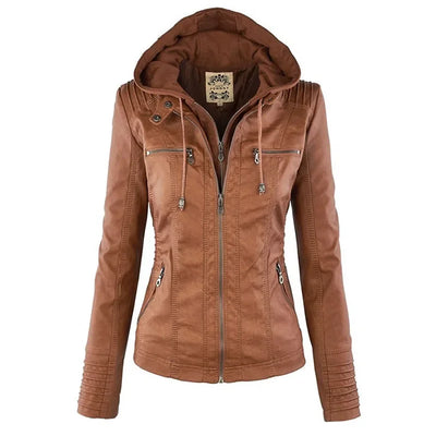 Amélie™ | Veste Cuir Élégante