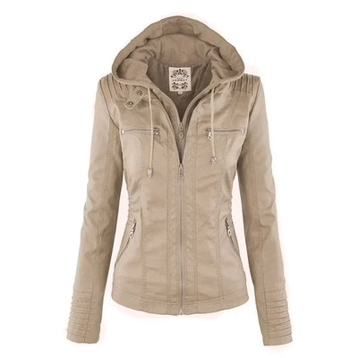 Amélie™ | Veste Cuir Élégante
