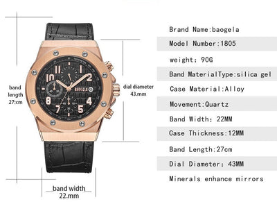 Damien™ | Montre Chronographe Sportive
