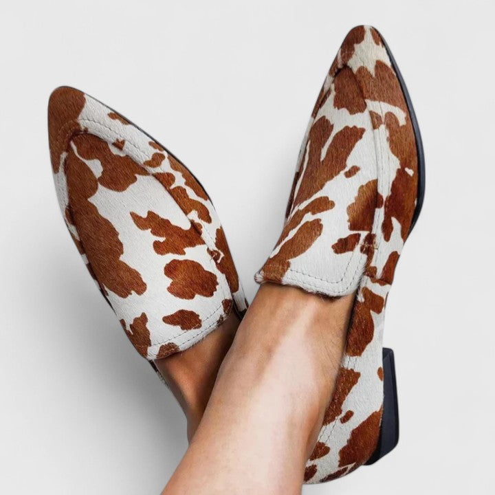 Nicola™ | Mocassins Imprimé Vache