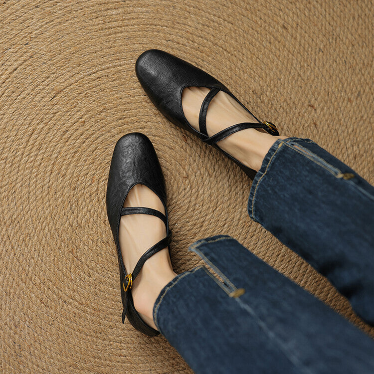 Anitta™ | Ballerines En Cuir