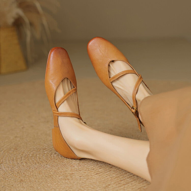 Anitta™ | Ballerines En Cuir