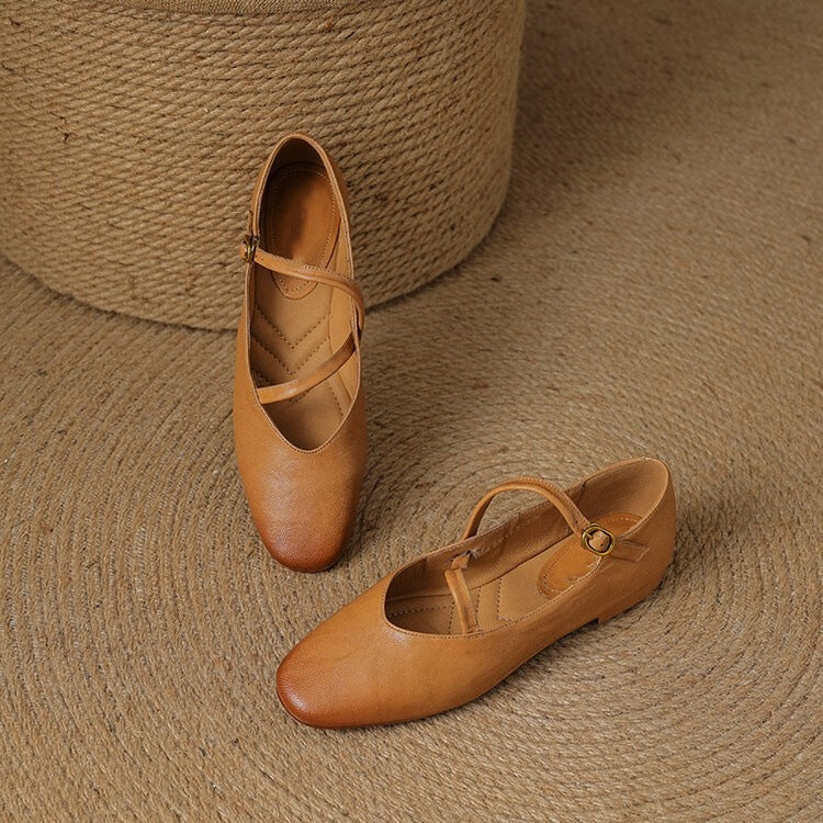 Anitta™ | Ballerines En Cuir