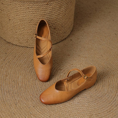 Anitta™ | Ballerines En Cuir