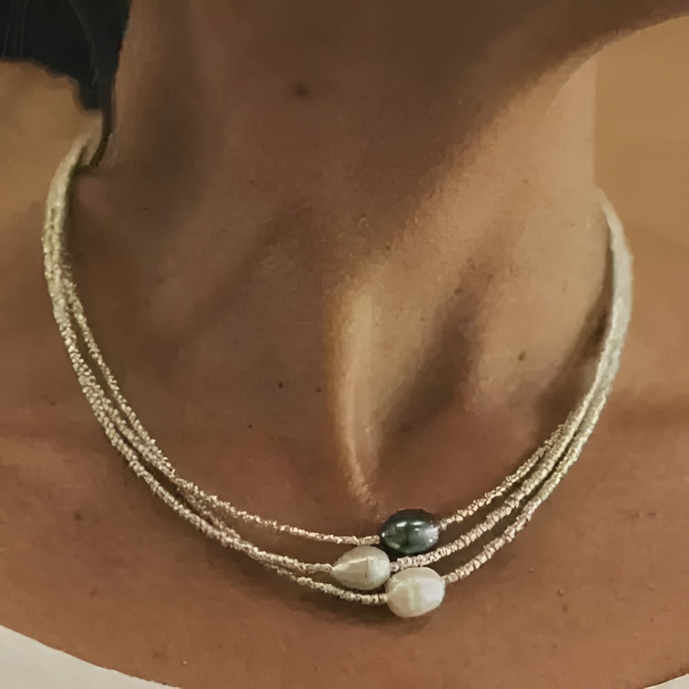 Clara™ | Collier Perle Naturelle