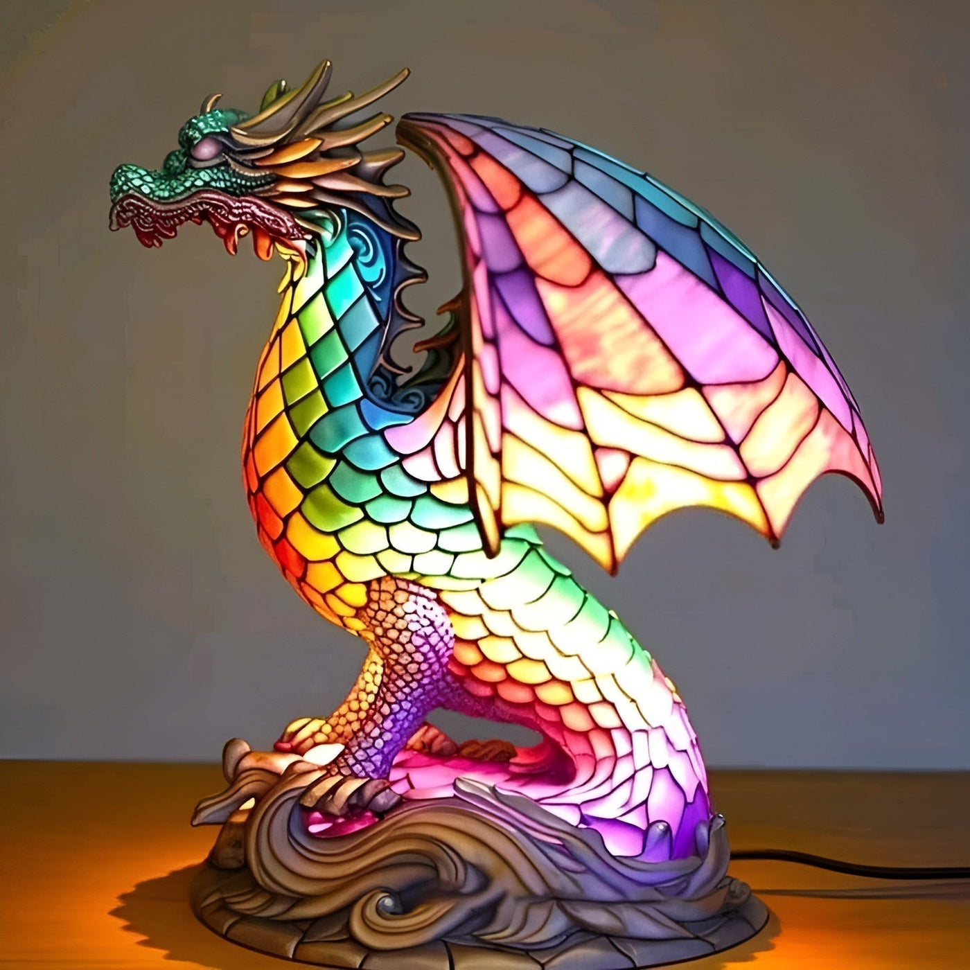 Flozino™ | Dragon Étincelant Rose