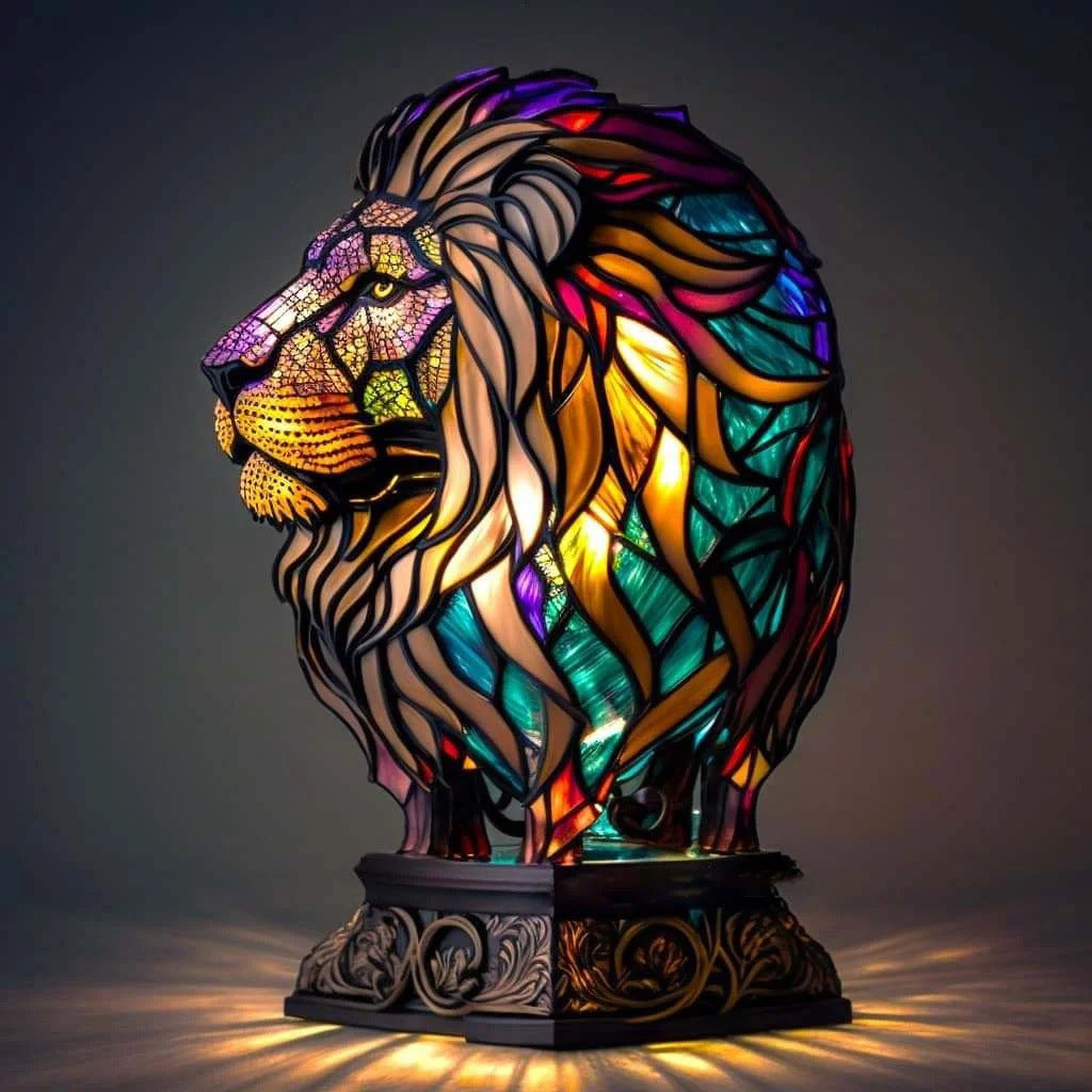 Flozino™ | Lion Étincelant Doré