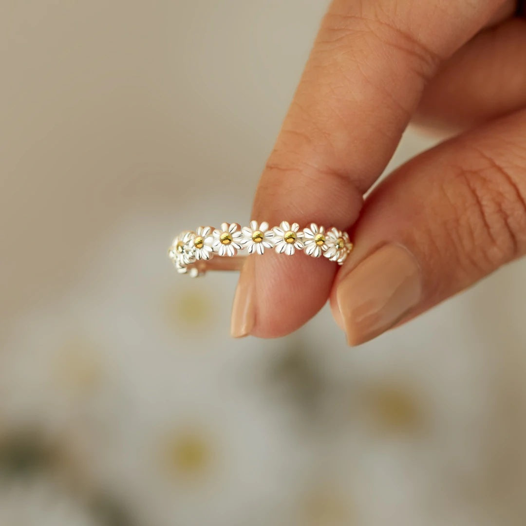 Hélene™ | Bague Fleur Délicate