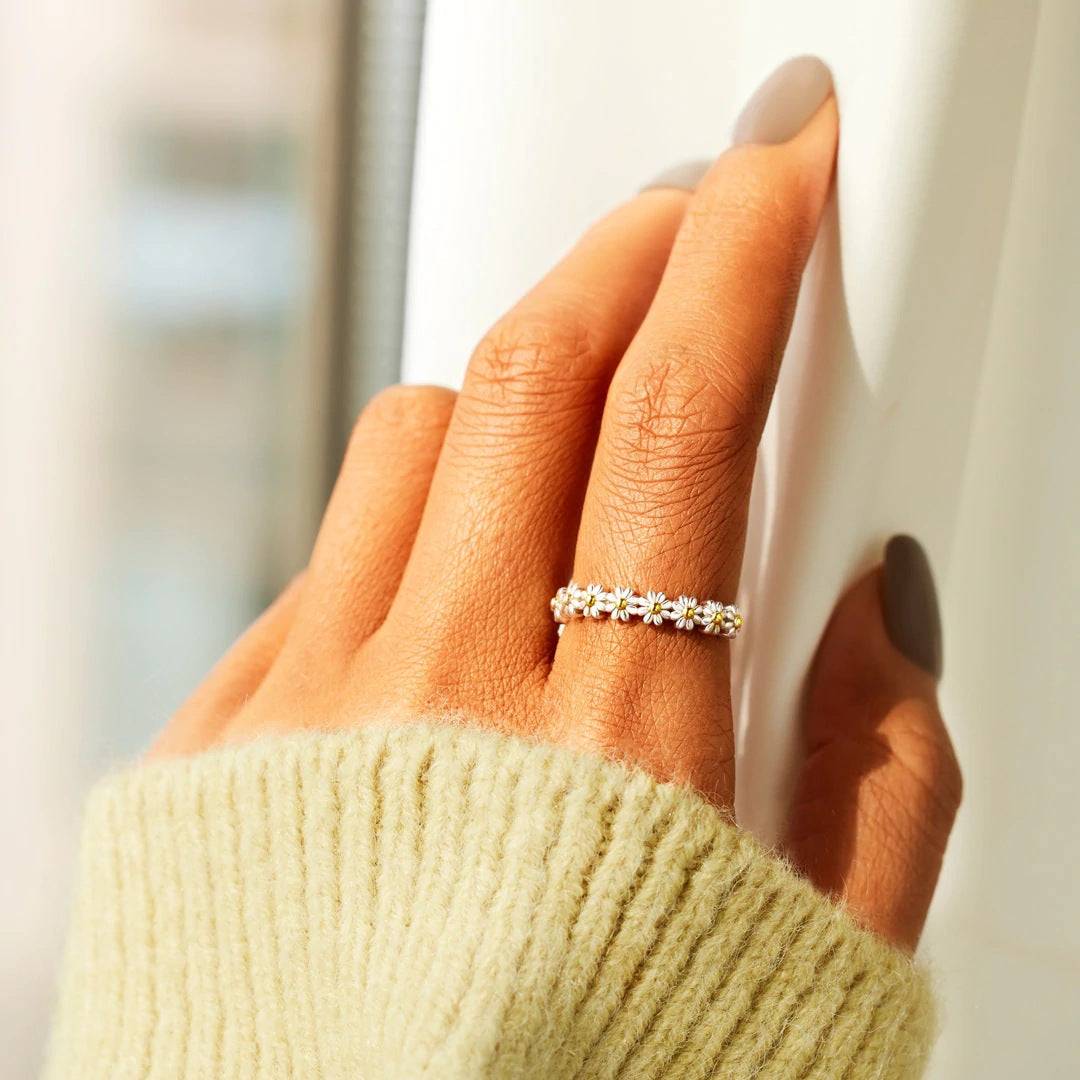 Hélene™ | Bague Fleur Délicate
