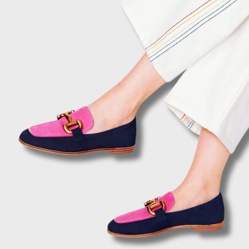 Chloé™ | Mocassins bicolores en daim
