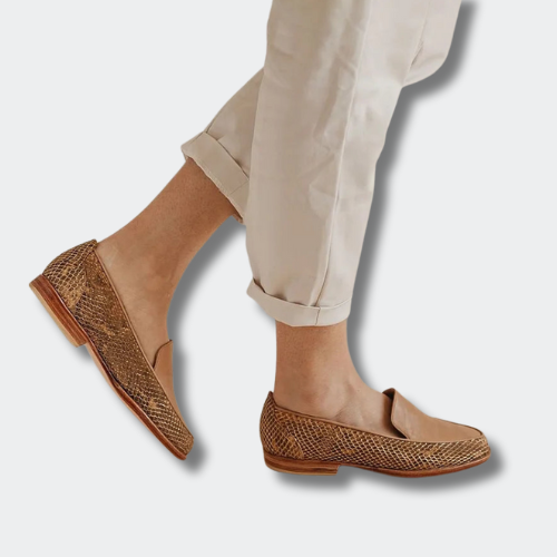 Camilia™ | Mocassins imprimé serpent