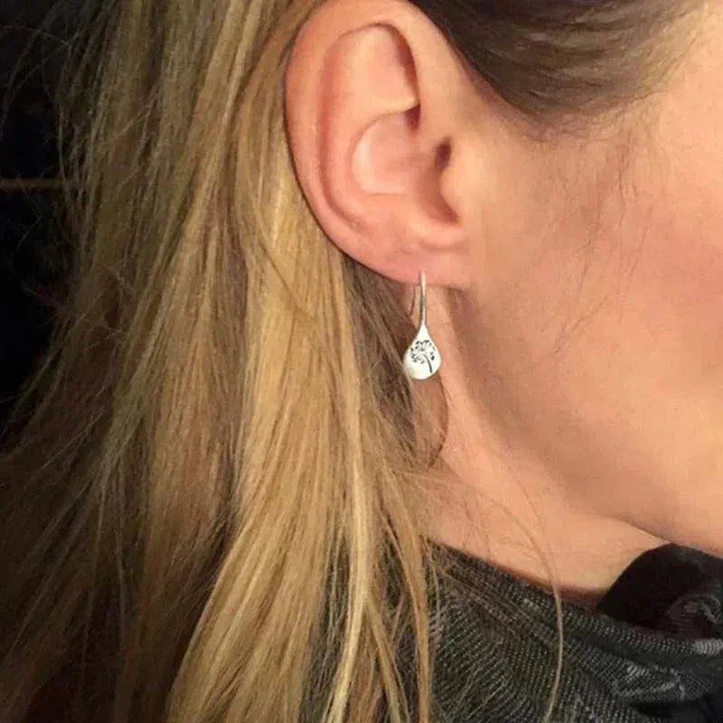 Flora™ | Boucles Feuille Pissenlit Argent