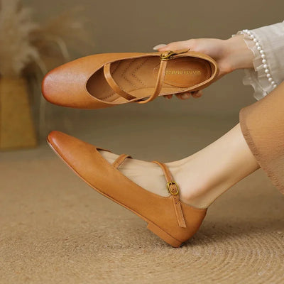 Anitta™ | Ballerines En Cuir