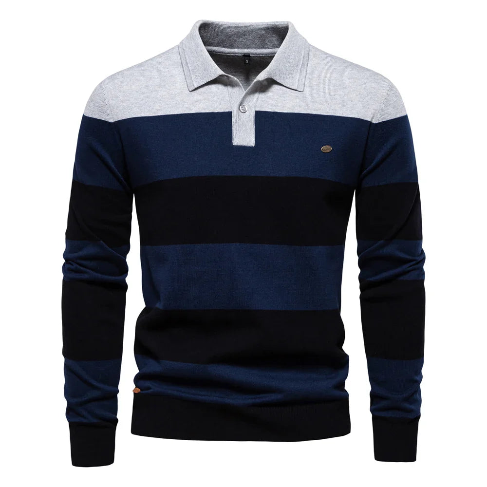 Theo™ | Pull à Rayures Fines