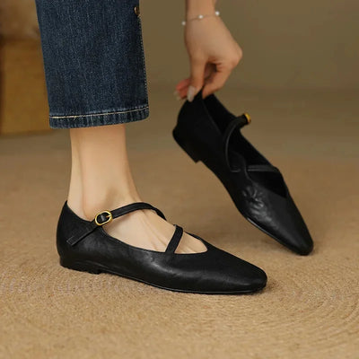 Anitta™ | Ballerines En Cuir
