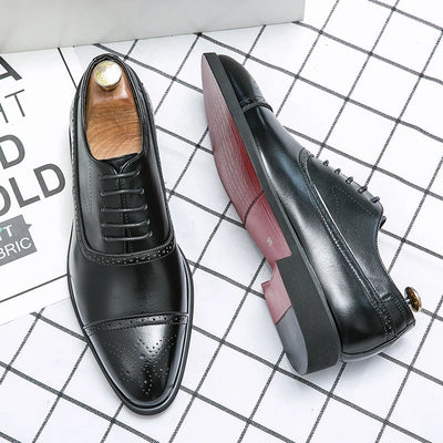 Lucas™ | Bottines Oxford En Cuir