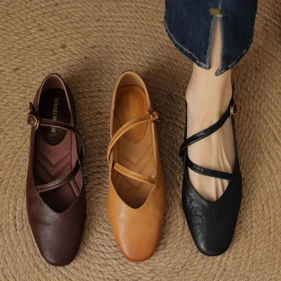 Anitta™ | Ballerines En Cuir