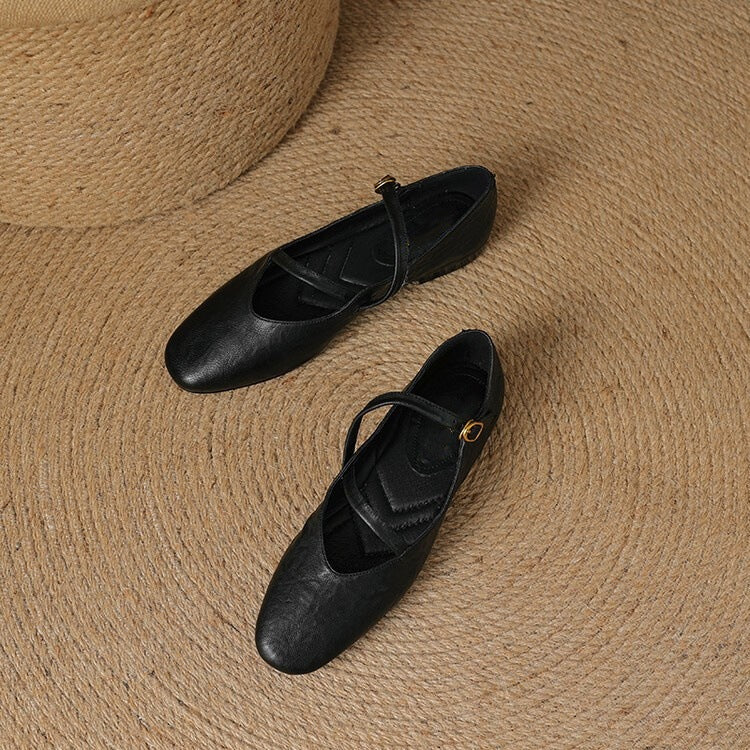 Anitta™ | Ballerines En Cuir