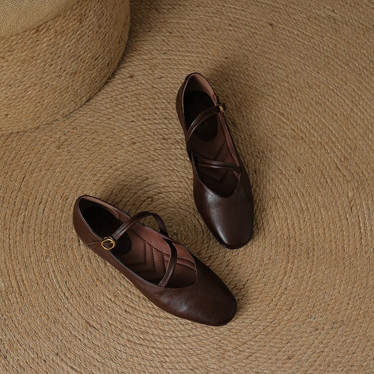 Anitta™ | Ballerines En Cuir