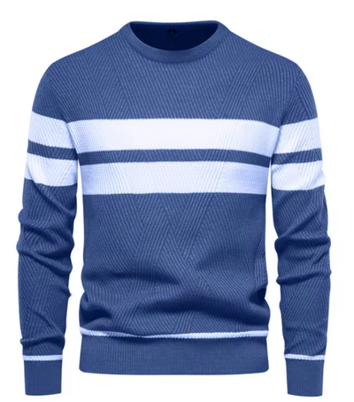 Sébastien™ | Pull Bicolore Contrasté
