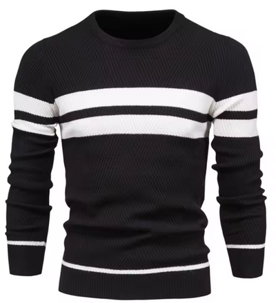Sébastien™ | Pull Bicolore Contrasté