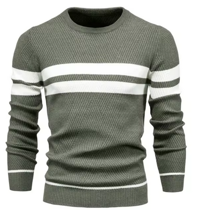 Sébastien™ | Pull Bicolore Contrasté