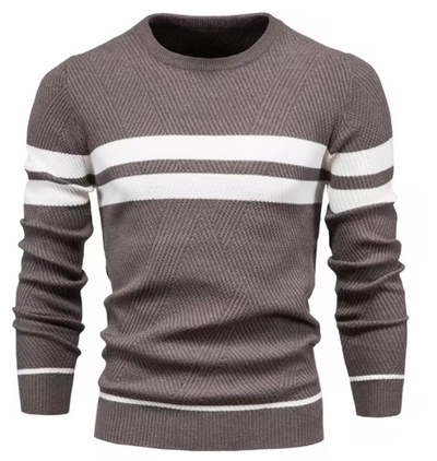 Sébastien™ | Pull Bicolore Contrasté