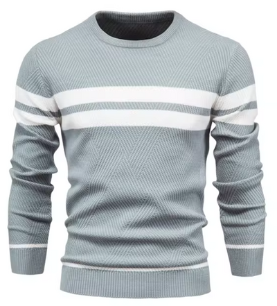 Sébastien™ | Pull Bicolore Contrasté