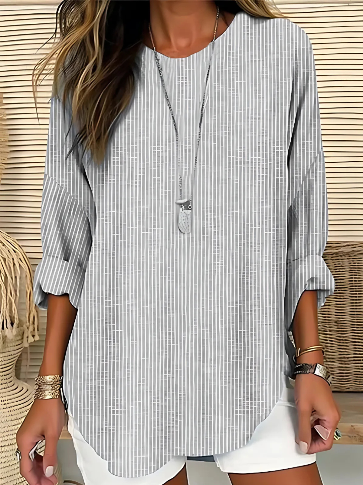 Rhea | Blouse à rayures tendance