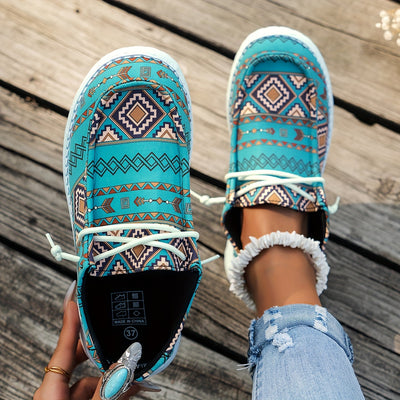 Juliette™ | Mocassins Motifs Graphiques