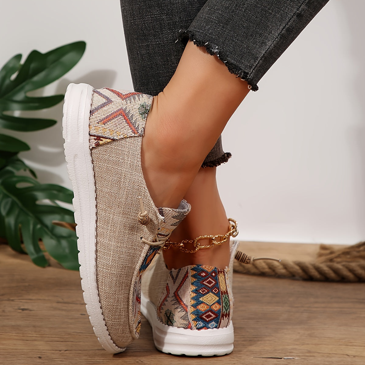Alizée™ | Mocassins à Motifs Bohèmes