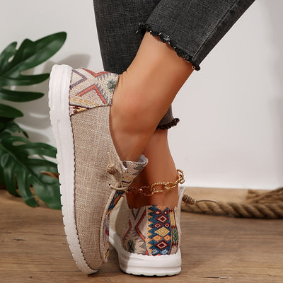 Alizée™ | Mocassins à Motifs Bohèmes