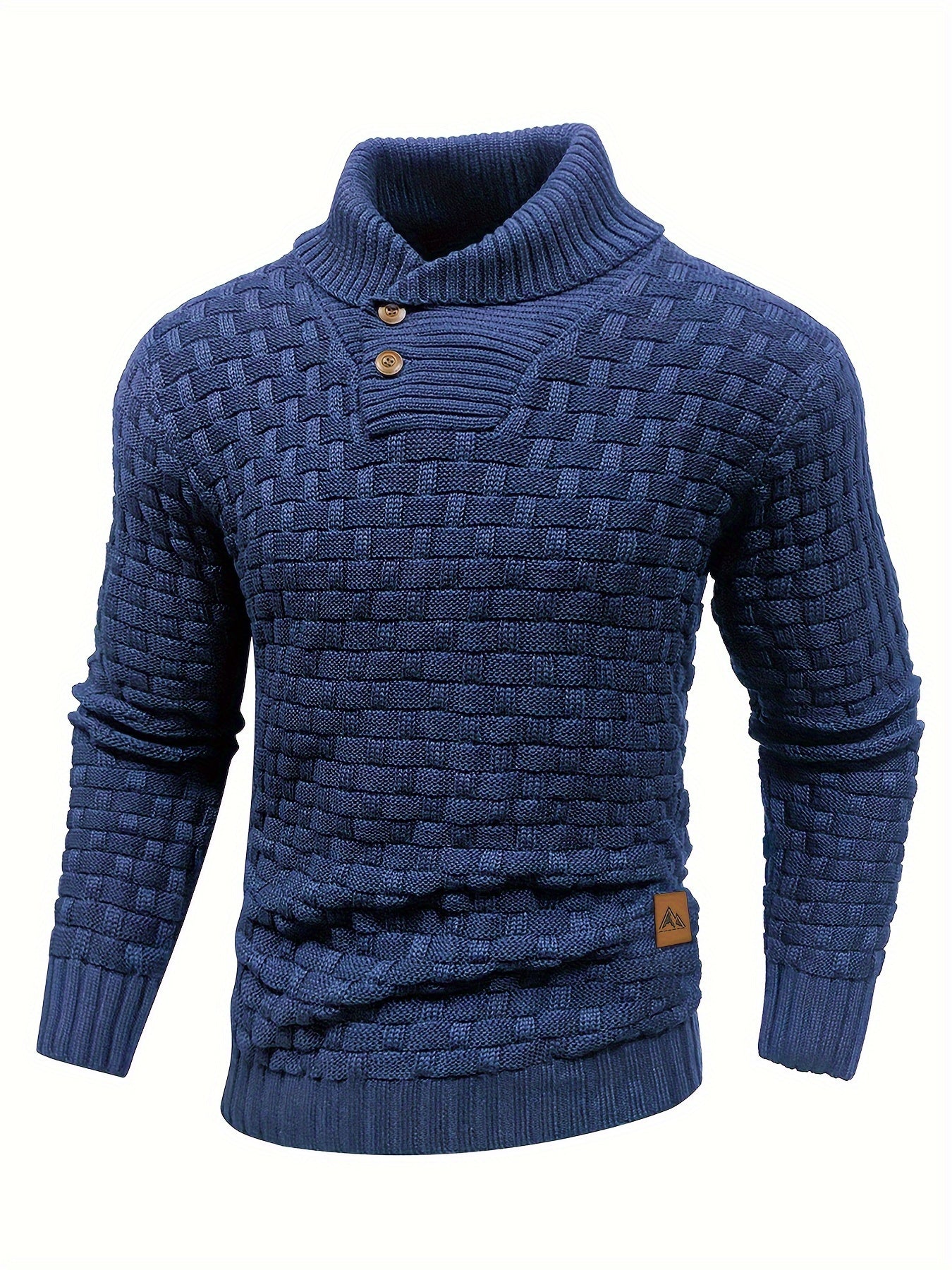 Jean™ | Pull à col roulé tricoté