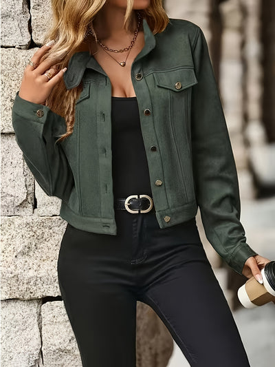 Adèle™ | Blouson Court Cuir