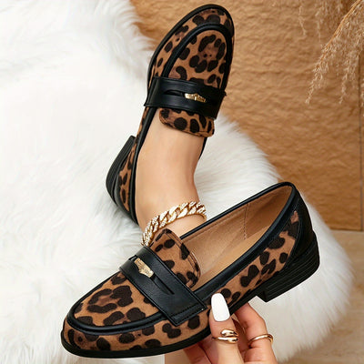 Lise™ | Mocassin Léopard