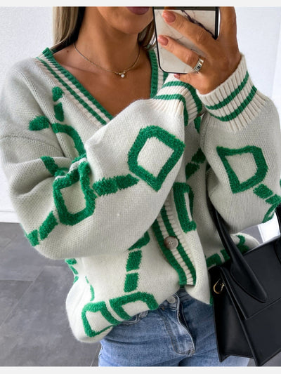 Yvonne™ | Cardigan Tricot Vintage
