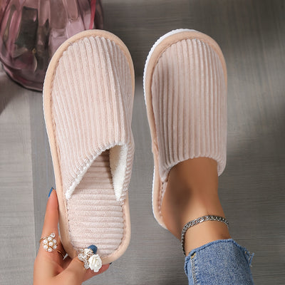 Nora™ | Chaussons rayés en laine
