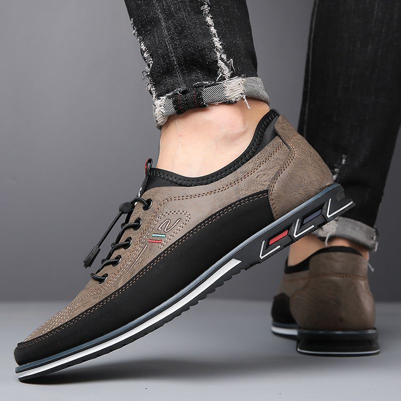 Mauro™ | Baskets Oxford En Cuir