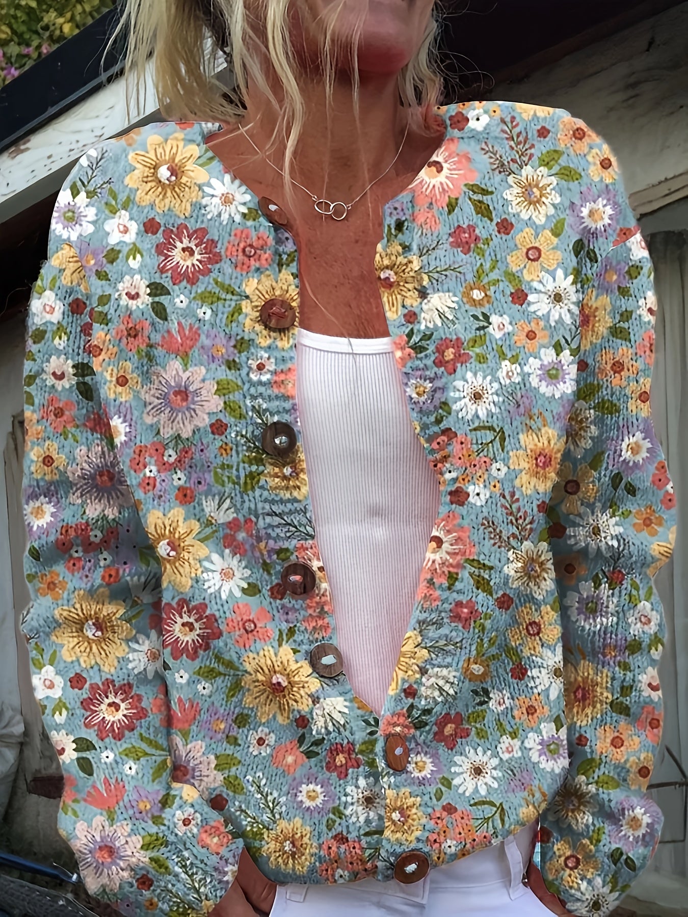 Juliette™ | Gilet Maille Coloré